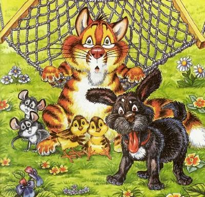 Как подружились Пузик и Тузик