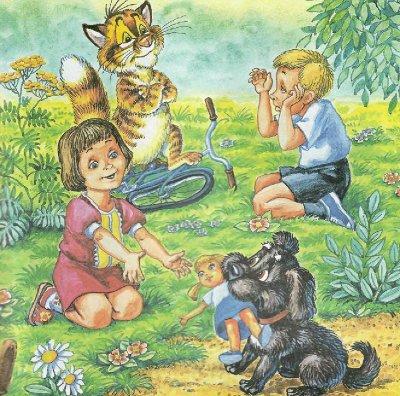 Пузик и Тузик идут по следу