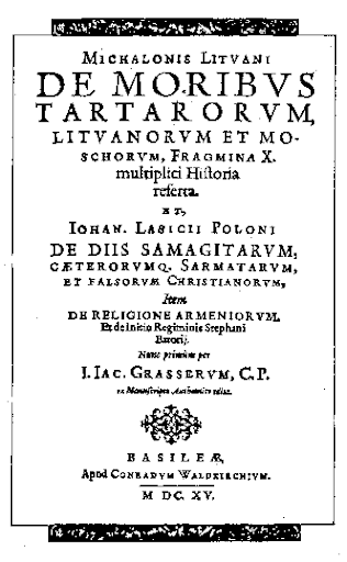 Михалон Литвин - О нравах татар, литовцев и москвитян