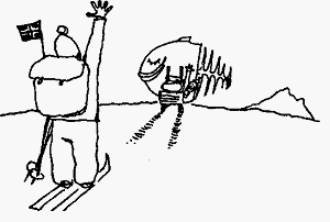 Курт и рыба