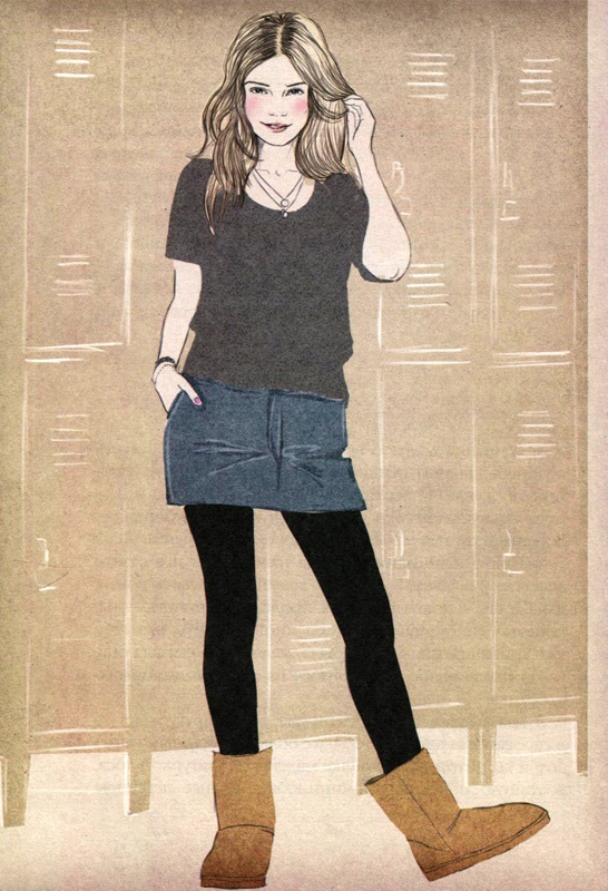 Юная модница на балу у королевы