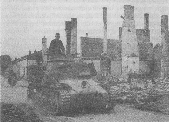 Немецкие танки в бою