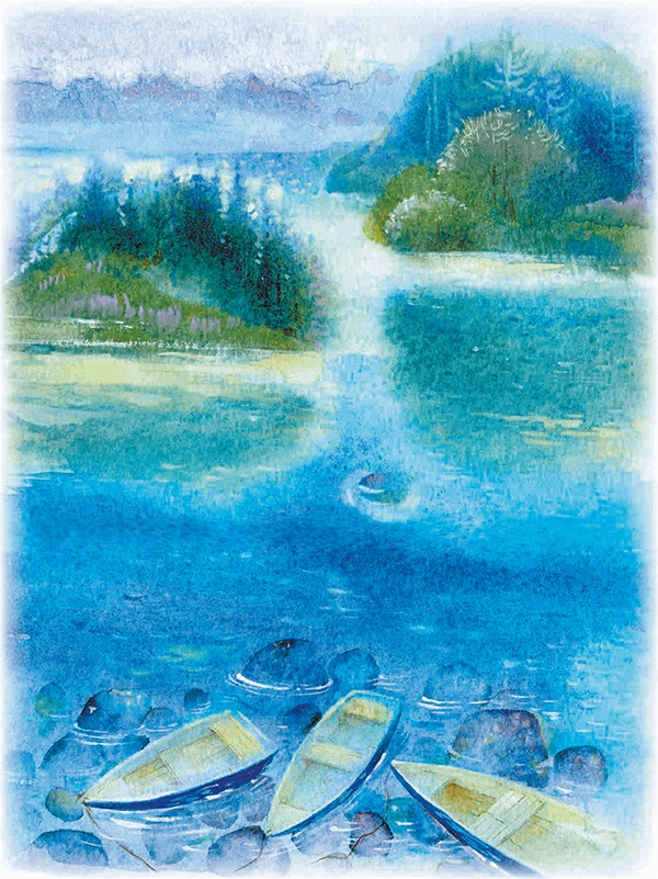 Мы и большущее озеро Мы и большущее озеро