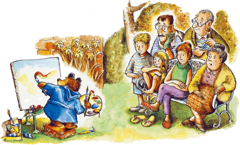 Медвежонок Паддингтон рисует Медвежонок Паддингтон рисует