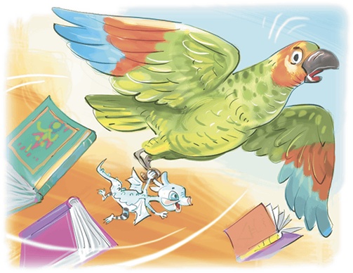 Дракон из голубого яйца