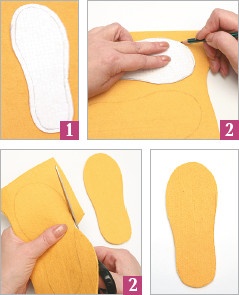 Тапочки ручной работы: новые модели для взрослых и детей Тапочки ручной работы: новые модели для взрослых и детей