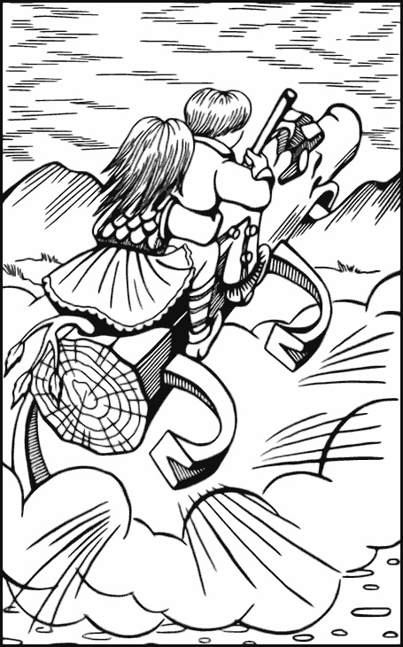 Джон Нил. Дженни Джик в Стране Оз. Лаймен Фрэнк Баум. Королева Зикси из страны Икс