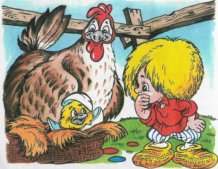 Как Кузька учил цыпленка летать Как Кузька учил цыпленка летать