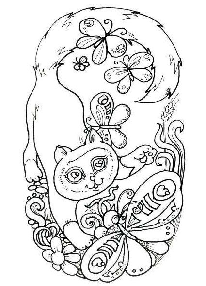 Кошка и ветер Кошка и ветер