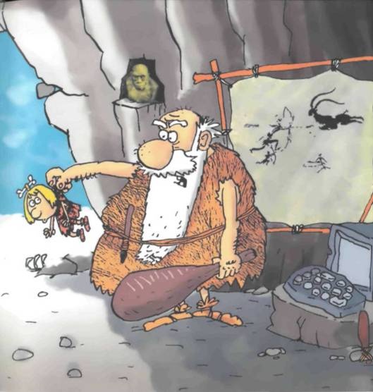 Неандертальский мальчик в школе и дома Неандертальский мальчик в школе и дома