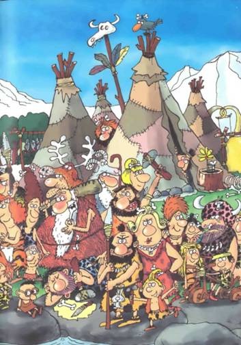 Неандертальский мальчик в школе и дома Неандертальский мальчик в школе и дома