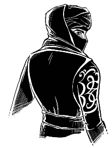 Черный байкер Черный байкер