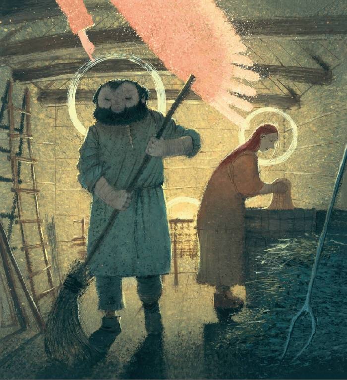 Вол и осел при яслях Вол и осел при яслях