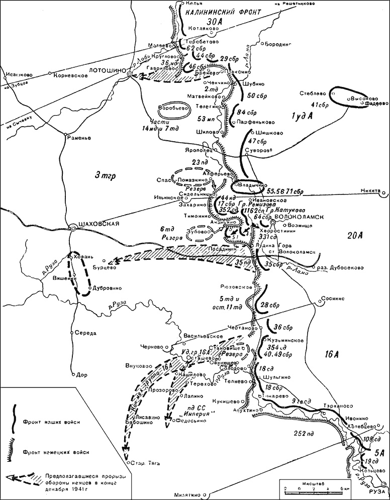 Битва за Москву. Московская операция Западного фронта 16 ноября 1941 г. - 31 января 1942 г.
