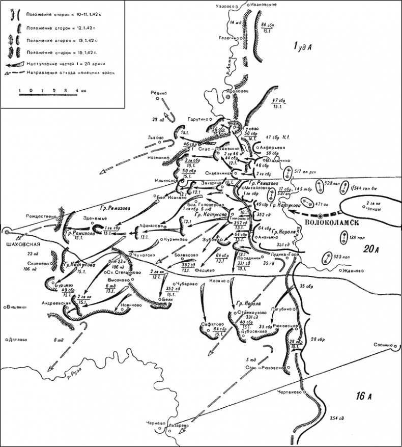 Битва за Москву. Московская операция Западного фронта 16 ноября 1941 г. - 31 января 1942 г.