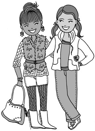 Стильная девчонка. Полезная книга для юных и модных