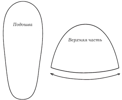 Обувь для дома своими руками