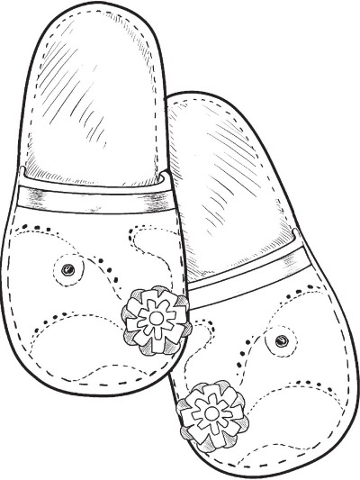 Обувь для дома своими руками