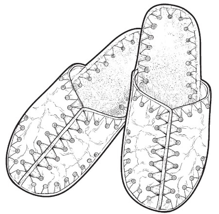 Обувь для дома своими руками