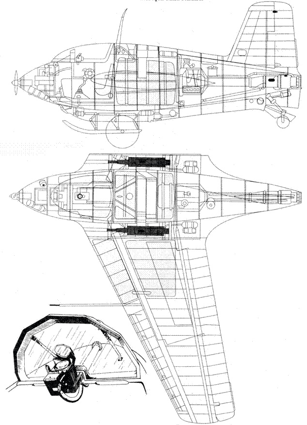 Me 163 ракетный истребитель Люфтваффе