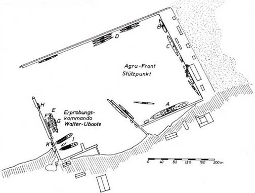 Германские субмарины Тип XVII Крупным планом