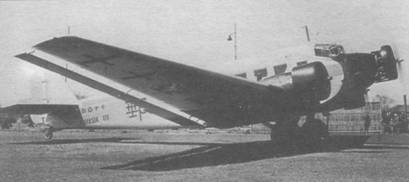 Транспортный самолет Юнкерс Ju 52/3m