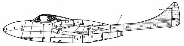 Истребитель Де Хэвилленд «Вампир»