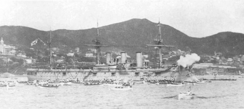 Полуброненосный фрегат “Память Азова” (1885-1925)