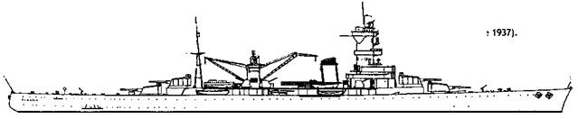 Тяжелый крейсер “Алжир" (1930-1942)