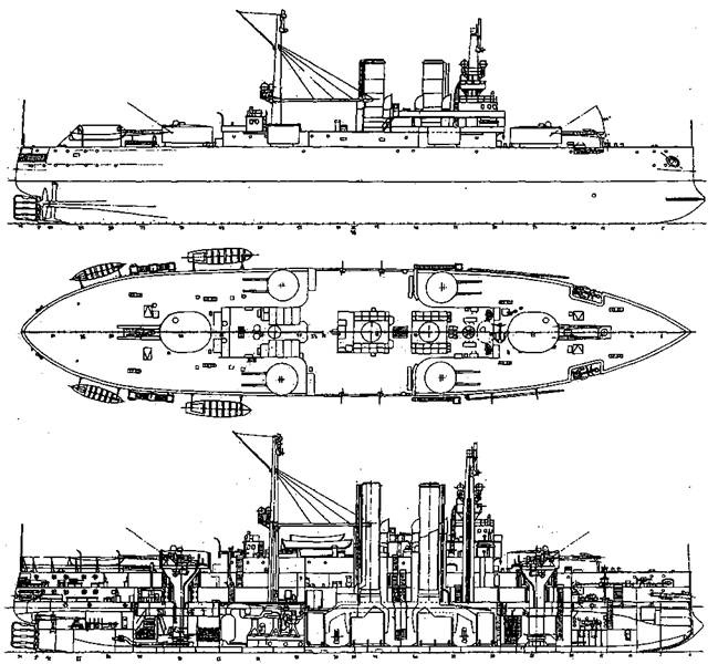 Эскадренный броненосец “Ростислав”. (1893-1920 гг.) Эскадренный броненосец “Ростислав”. (1893-1920 гг.)