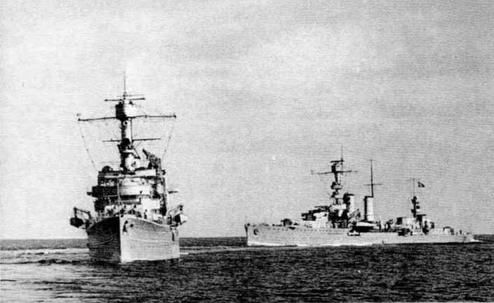 Легкие крейсера типа «Нюрнберг». 1928-1945 гг.