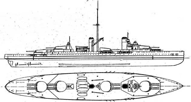 Линейные корабли ’’Дюнкерк” и ’’Страсбург”