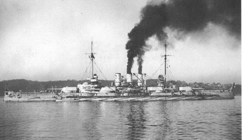 Линейные корабли “Гельголанд”, “Остфрисланд”, "Ольденбург" и "Тюринген" . 1907-1921 гг.