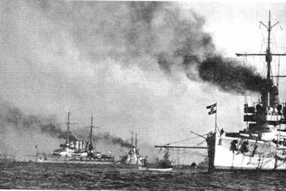 Линейные корабли “Гельголанд”, “Остфрисланд”, "Ольденбург" и "Тюринген" . 1907-1921 гг.