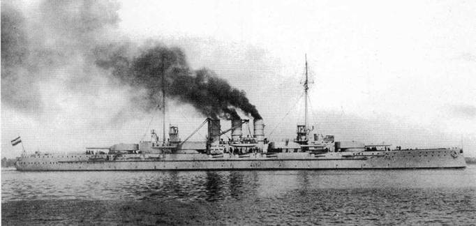 Линейные корабли “Гельголанд”, “Остфрисланд”, "Ольденбург" и "Тюринген" . 1907-1921 гг.