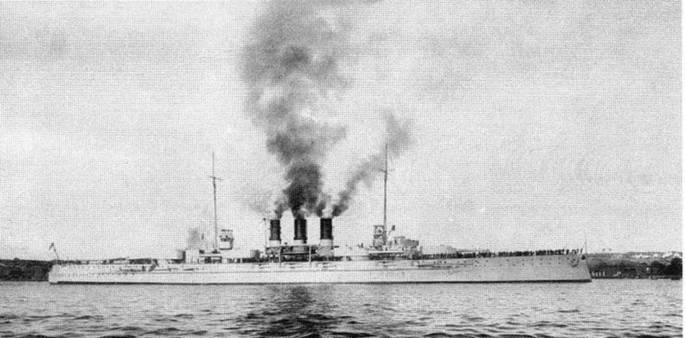 Линейные корабли “Гельголанд”, “Остфрисланд”, "Ольденбург" и "Тюринген" . 1907-1921 гг.