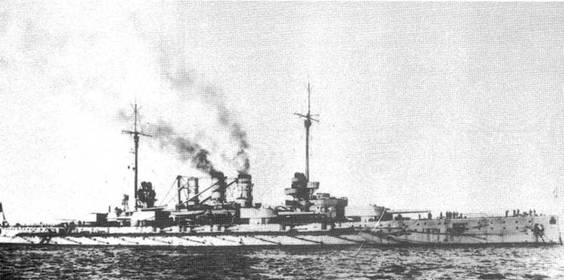 Линейные корабли “Гельголанд”, “Остфрисланд”, "Ольденбург" и "Тюринген" . 1907-1921 гг.