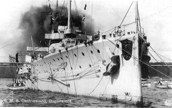 Линейные корабли “Гельголанд”, “Остфрисланд”, "Ольденбург" и "Тюринген" . 1907-1921 гг.