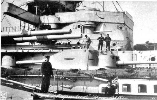 Линейные корабли “Гельголанд”, “Остфрисланд”, "Ольденбург" и "Тюринген" . 1907-1921 гг.