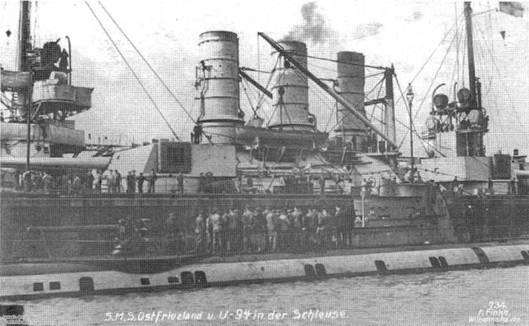 Линейные корабли “Гельголанд”, “Остфрисланд”, "Ольденбург" и "Тюринген" . 1907-1921 гг.