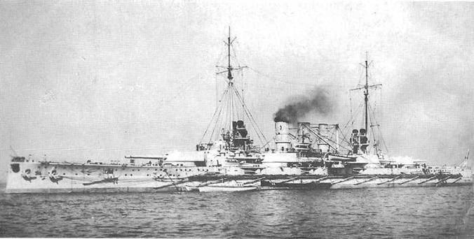 Линейные корабли “Гельголанд”, “Остфрисланд”, "Ольденбург" и "Тюринген" . 1907-1921 гг.