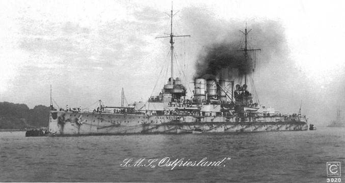 Линейные корабли “Гельголанд”, “Остфрисланд”, "Ольденбург" и "Тюринген" . 1907-1921 гг.