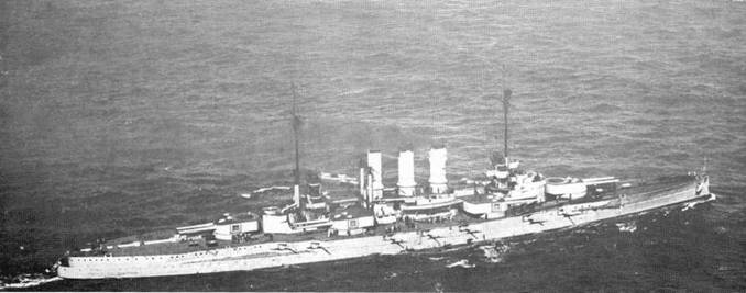 Линейные корабли “Гельголанд”, “Остфрисланд”, "Ольденбург" и "Тюринген" . 1907-1921 гг.