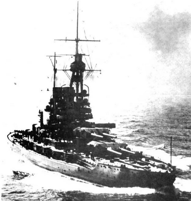 Линейные корабли типа "Баерн". Последние дредноуты империи кайзера Вильгельма II.