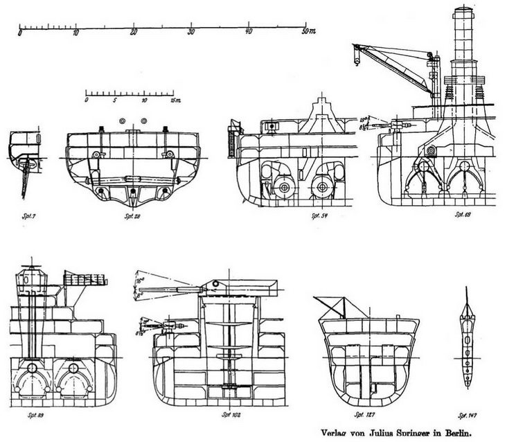 Линейные корабли типа "Баерн". Последние дредноуты империи кайзера Вильгельма II.