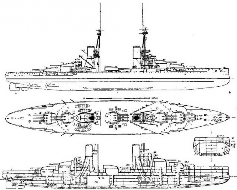 Линейные корабли типа "Конте ди Кавур" Линейные корабли типа "Конте ди Кавур"