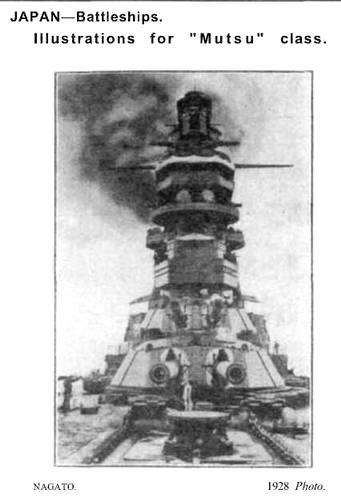 Линейные корабли типа "Нагато". 1911-1945 гг.