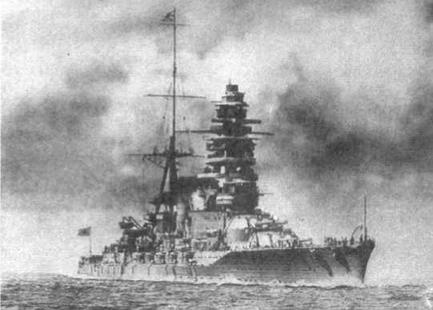 Линейные корабли типа "Нагато". 1911-1945 гг.