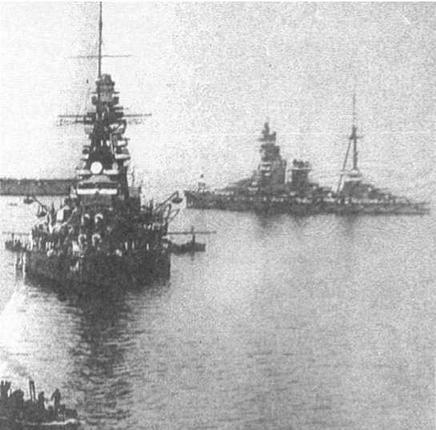 Линейные корабли типа "Нагато". 1911-1945 гг.