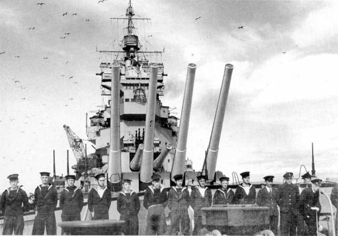 Линейные корабли типа “Кинг Джордж V”. 1937-1958 гг. Линейные корабли типа “Кинг Джордж V”. 1937-1958 гг.